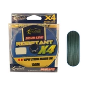 Captain Resistant PE 4 Kat Spin İp Misina 150 mt Yeşil 0,16 mm 17.69 kg Çekerli - 1