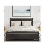 HFT HOME Metal Karyola, Çınar XL Metal Karyola Renk seçenekli, Çift Kişilik 42  160x200 SİYAH - 4