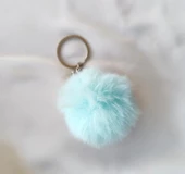 Anahtarlık Gökkuşağı Pon Pon Süs Araba Çanta Cüzdan Süsü Aksesuar thumbnail 4