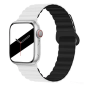 Apple Watch 10/11 42mm-38/40/41mm Kordon Double Color Magnetic Strap BH52 2/3/4/5/6/se/7/8/9 - 4