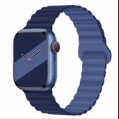 Apple Watch 10/11 42mm-38/40/41mm Kordon Double Color Magnetic Strap BH52 2/3/4/5/6/se/7/8/9 - 7