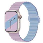 Apple Watch 10 42mm - 38/40/41mm Kordon Double Color Magnetic Strap BH52 2/3/4/5/6/se/7/8/9 - 5