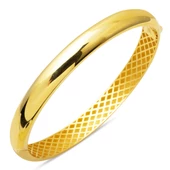 Düz Desensiz 14 Ayar Altın Kelepçe Bilezik thumbnail 1