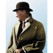 Periboia Siyah Renk Atatürk Şapkası - 1