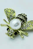 İnci Detaylı Arı Broş thumbnail 2