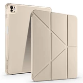 Apple iPad Air 13 2024 Kılıf Zore Tri Folding Kalem Bölmeli Standlı Kılıf - 12