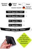 Renault Kangoo Multix Çizilmeye Dayanıklı Karbon Kapı Bagaj Eşik Koruma Seti Folyo Sticker Kangoo Multix Yazılı - 2