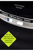 Volvo V90 Cross Country Araç Kapı ve Bagaj Eşiği Koruyucu Set Karbon Folyo Çizilme Engelleyici V90 Cross Country Yazılı - 4