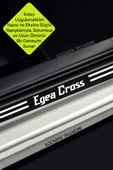Fiat Egea Cross Kapı ve Bagaj Eşiği Koruyucu Set Karbon Folyo Çizik Engelleyici Egea Cross Yazılı thumbnail 5