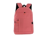 Bagacar 1131 Okul ve Günlük Laptop Bölmeli Sırt Çantası Pudra - 3