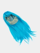 Açık Mavi Renk Uzun Düz Parti Peruğu thumbnail 4