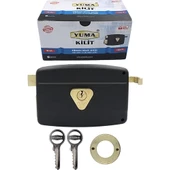 Yuma Ym-600 Kilit Yuma Tirajlı Kilit Oval Karşılıksız Siyah - 2