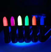 Karanlıkta Parlayan Yanan Uv Neon Ruj Yüz Boyama 6 Adet 6 Renk - 2