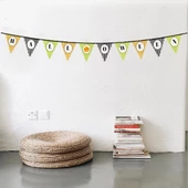 Cadılar Bayramı Kabak Temalı Halloween Yazılı Banner Süs Flama 3 Metre thumbnail 1