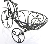 Ferforje Dekoratif Bisiklet Çiçeklik St00077 - 2