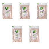 Roll-Up Doğaya Dönüş Ekolojik Doğal Doğa Dostu %100 Ahşap Bıçak - 16 Cm. - 50'li 5 Paket - 1