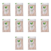 Roll-Up Doğaya Dönüş Ekolojik Doğal Doğa Dostu %100 Ahşap Bıçak - 16 Cm. - 50'li 10 Paket thumbnail 1