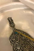 Çubuk Tütsülük İşlemeli Çelik Gümüş Buda Budha Ganesa thumbnail 3