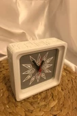 Saat Masa Saati Seramik Kare - 3