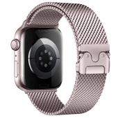 Apple Watch 10 42mm Redclick KRD-121 Metal İnce Tasarım Slim Hasır Kordon thumbnail 2