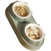 Periboia Mikopet Çift Bölmeli Mama ve Su Kabı - 2