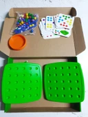 Periboia Minik Boncuklar Eğitici Boncuk Dizme Kutu Oyunu 3+ Yaş Aktivite Oyunu Eğlence Kutusu - 5