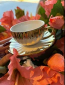 Sembol Moraless Kahve Fincanı Takımı 6 Kişilik PUREBONE-203 - 6