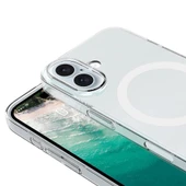 Apple iPhone 16 Kılıf Redclick Magsafe Şarj Özellikli Şeffaf Sararmayan Porto Kapak thumbnail 3