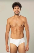 ERDEM 1300 ERKEK PENYE SLİP KÜLOT 6 ADET  BEYAZ 2XL - 1