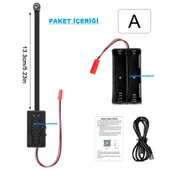 MİNİ GÜVENLİK WİFİ KAMERA (UZAKTAN İZLEME-SES DİNLEME-HAFIZA KART KAYIT-HAREKET ALGILAMA) - 5