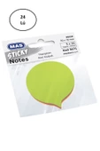 Mas 3671 Karma Renk Balon Şekilli 75 Yaprak Not Kağıdı - 1
