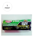 J-500 Jumbo Boy Çöp Torbası 80 x 110 cm 10 Lu Rulo x 5 Paket = 50 Adet (Siyah) - 1