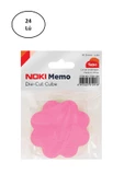 Noki Memo Çiçek Şekilli 5 Renk 80 Sayfa Not Kağıdı - 1