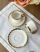Sembol Daisy Çay ve Nescafe Takımı 6 Kişilik 180 cc PUREBONE-276 - 3