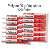 Pelikan Peligom Kuvvetli Sıvı Yapıştırıcı 90 gr - Metal Tüp 12 li Paket - 1