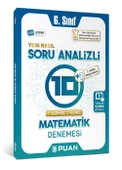 6. Sınıf Matematik Soru Analizli 10+1 Deneme Puan Yayınları - 1