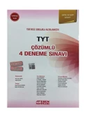 TYT Çözümlü 4 Deneme Sınavı Kırmızı Seri Esen Yayınları - 1