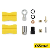 EzMTB DSC-780 Bisiklet Hidrolik Fren Montaj Tamir Bakım Kiti Shımano BH90-SB Sarı Banjo Takımı - 1
