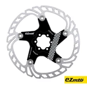EzMTB 203mm Bisiklet Disk Fren Rotoru 203mm 6 Vida MTB Performans Rotor Siyah - 1