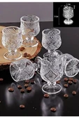 Kristal Kahve Yanı Bardağı 6lı Royaleks-R1720 - 1
