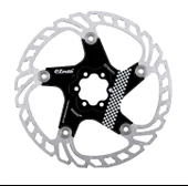 EzMTB 203mm Bisiklet Disk Fren Rotoru 203mm 6 Vida MTB Performans Rotor Siyah - 3