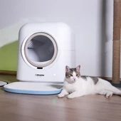 Xenon Smart Akıllı Otomatik Kedi Tuvaleti 60L Koku ve UV Sterilizasyonu Mobil App ile Kontrollü Kum Kabı X8620 - 2
