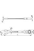 CETA MAFSALLI CIRCIR KOMBİNE ANAHTAR 13 MM - 2