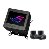 Asus Rog Ryujın Iıı Wb Cpu Su Bloğu Tam Renkli 3.5" Lcd Ekran Gömülü Vrm Fanı 178 Mikro Soğutma Kanadı Ve Bakır Alaşımlı Soğuk Plaka Soğutma Teknolojisi İle Asetek Ve Rog Bağlantı Parçaları - 1