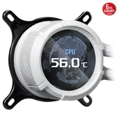 ASUS 360MM ROG STRIX III 360 ARGB AM5-1700P SIVI SOĞUTMALI İŞLEMCİ FANI BEYAZ thumbnail 5