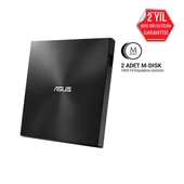 ASUS 8x ZENDRIVE SDRW-08U7M-U USB 2.0 Slim Harici DVD Yazıcı Siyah - 1