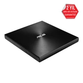 ASUS 8x ZENDRIVE SDRW-08U7M-U USB 2.0 Slim Harici DVD Yazıcı Siyah - 2
