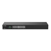 TENDA 16port TEG1016G Gigabit Yönetilemez Switch RackMount Çelik Kasa - 1