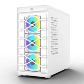 POWERBOOST PB-GR222BW 7-RGB FANLI GAMING MID-TOWER PC KASASI BEYAZ - 3