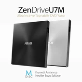 ASUS 8x ZENDRIVE SDRW-08U7M-U USB 2.0 Slim Harici DVD Yazıcı Siyah - 5